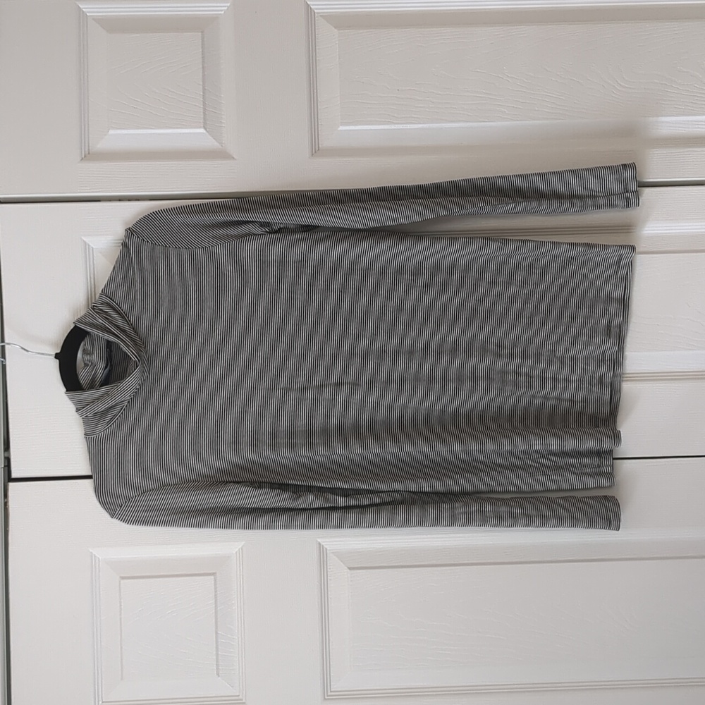 Hatch striped long sleeve turtleneck tee